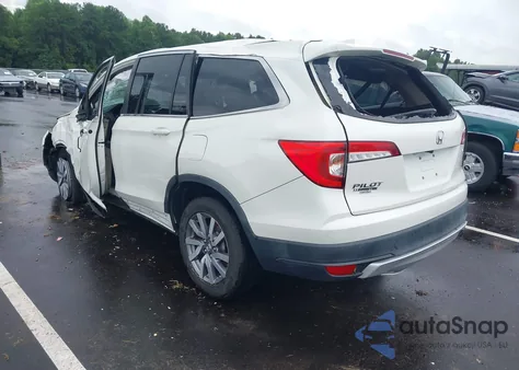 2019 Honda Pilot Ex from USA, damaged, VIN 5FNYF5H37KB020537